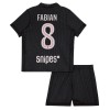 Fotballtrøye Paris Saint-Germain Fabian 8 Fjerdedrakt Jordan 2025-26 Kortermet - Barn(+ Shorts)